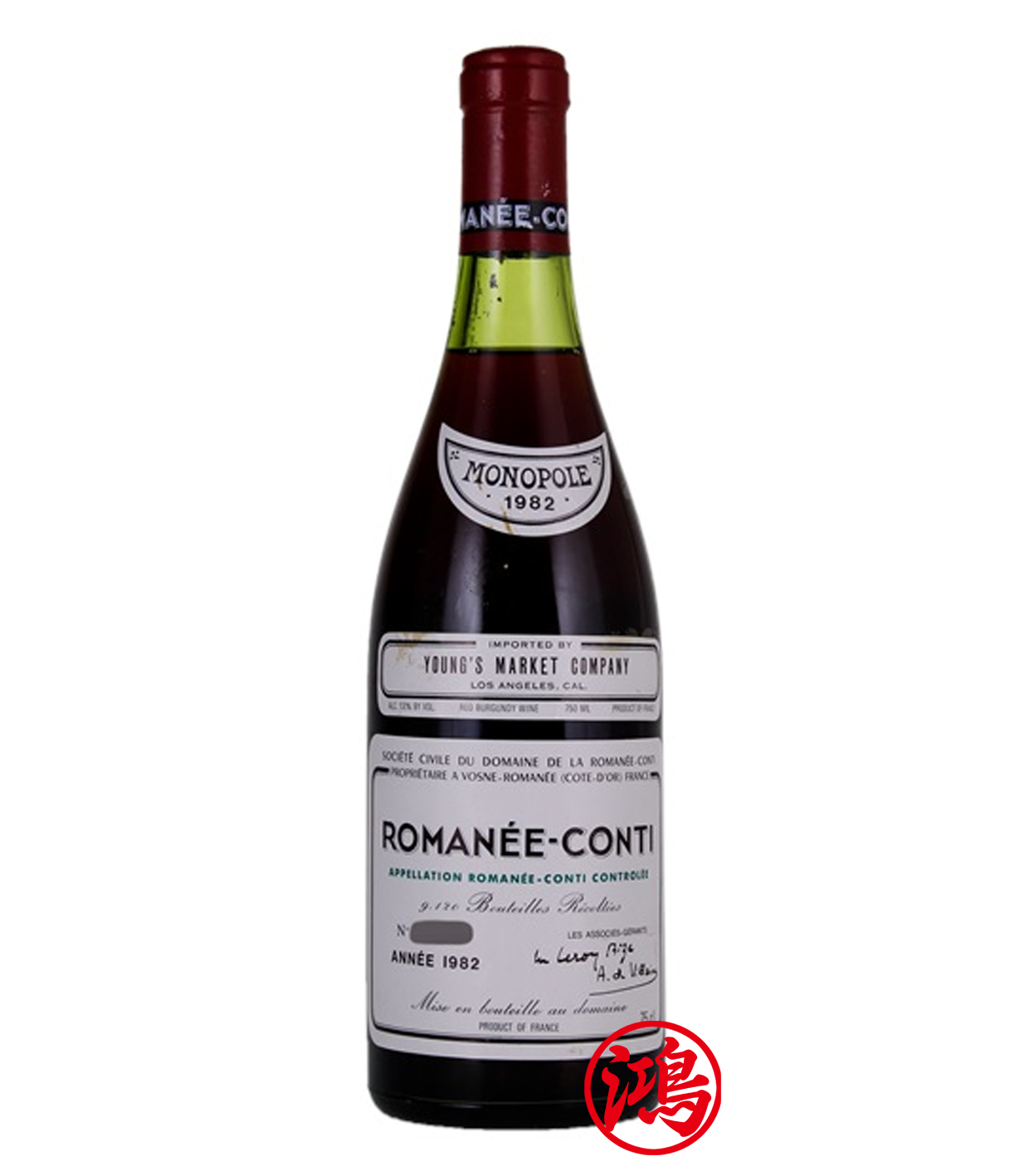 回收1982年 Romanee Conti Domaine de la Romanee Conti 羅曼尼康帝紅酒