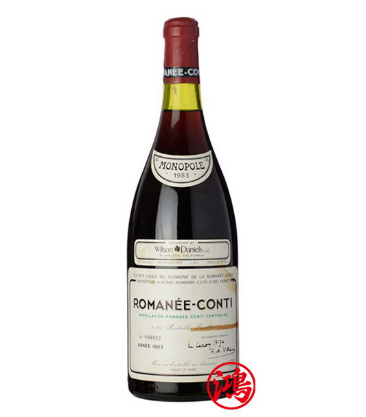 回收1983年 Romanee Conti Domaine de la Romanee Conti 羅曼尼康帝紅酒