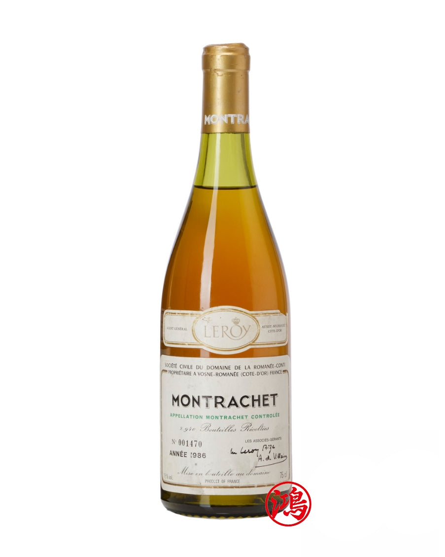 收購Montrachet 1986 Domaine de la Romanée-Conti蒙哈榭葡萄酒 | 法國名莊紅酒高價回收