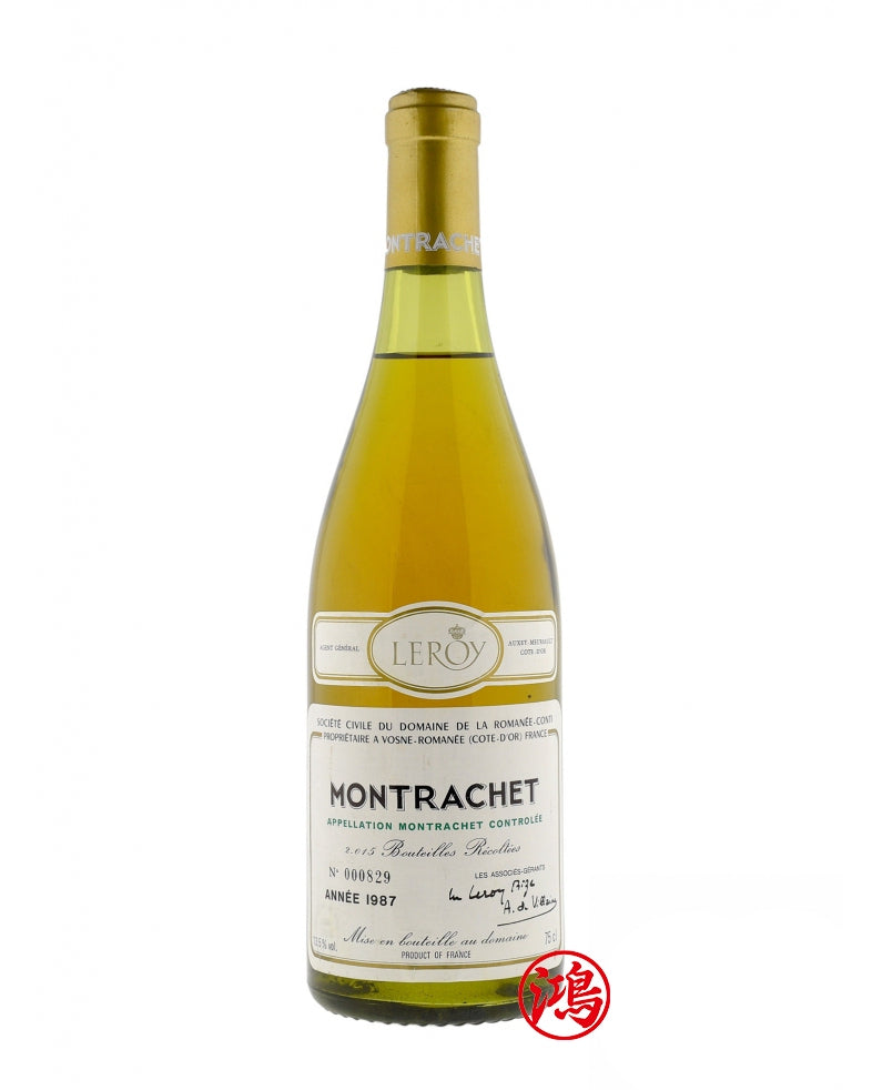 頂級紅酒超高價上門收購 | 回收蒙哈榭葡萄酒Montrachet 1987 Domaine de la Romanée-Conti