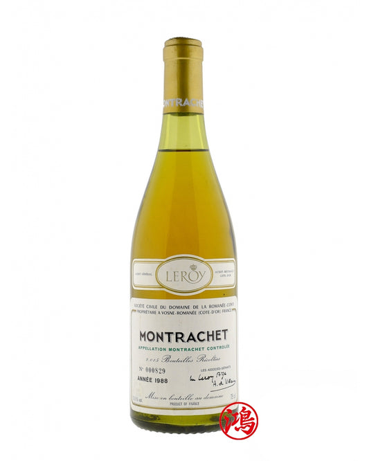 專業收購葡萄酒 | Montrachet 1988 Domaine de la Romanée-Conti蒙哈榭葡萄酒高價回收 - 名莊紅酒回收服務