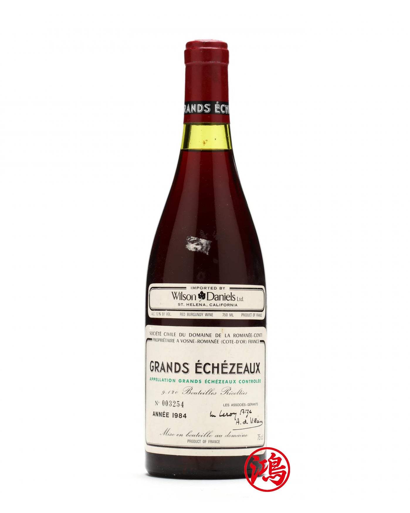 勃艮第頂級紅酒收購：回收Grands Echézeaux 1984 Domaine de la Romanée-Conti 大依瑟索紅酒