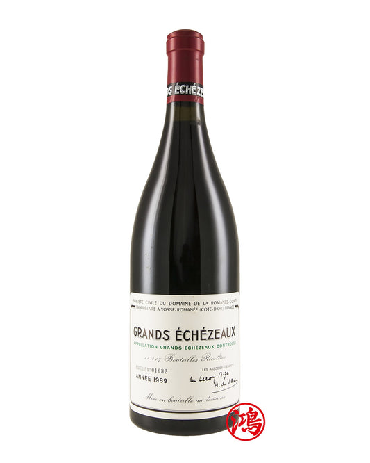 法國頂級莊園紅酒收購 - 回收Grands Echézeaux 1989 Domaine de la Romanée-Conti 大依瑟索紅酒