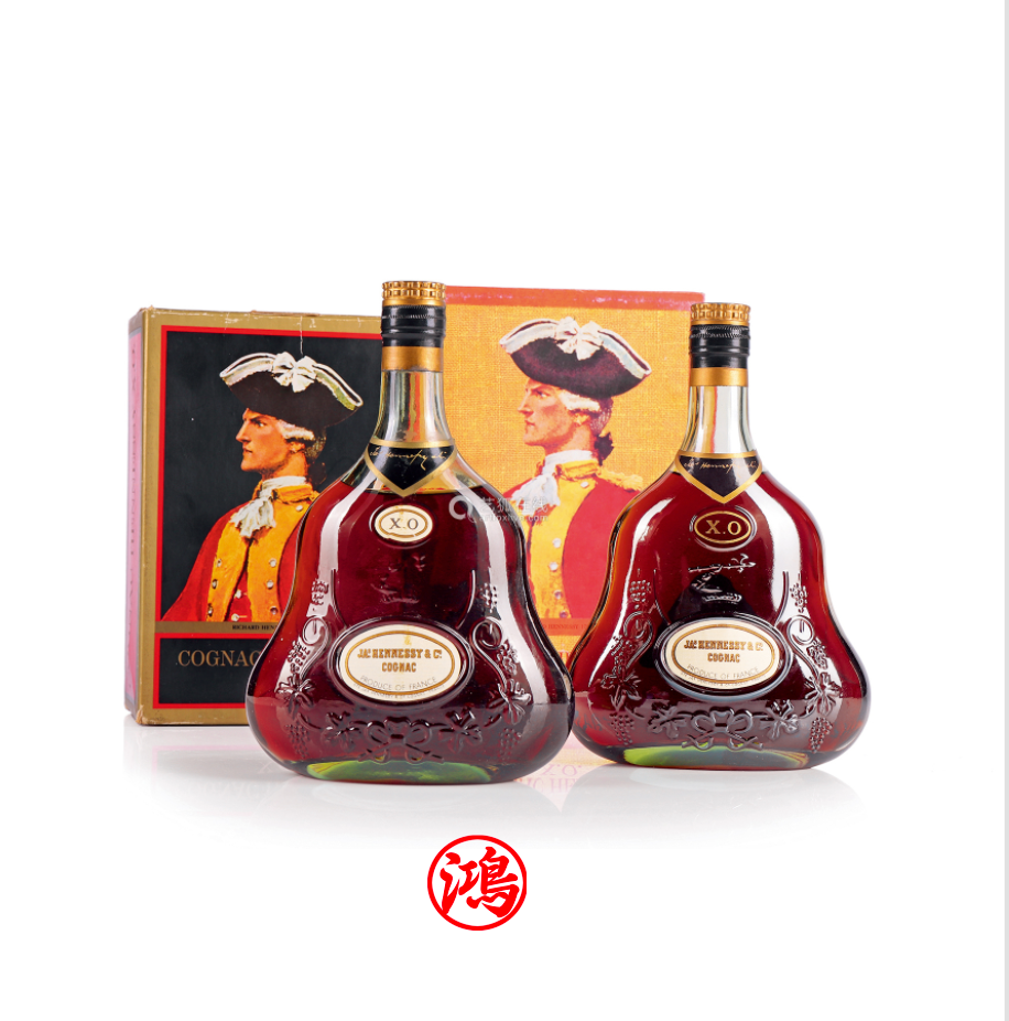 回收軒尼詩Hennessy XO （大粗金邊單/雙貼紙牛仔字）