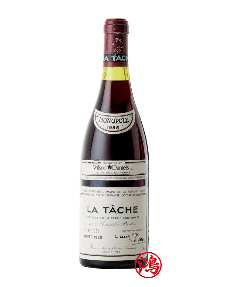 香港24小時上門收酒 ：專人上門回收1985 Domaine de la Romanée-Conti La Tâche 拉塔希紅酒