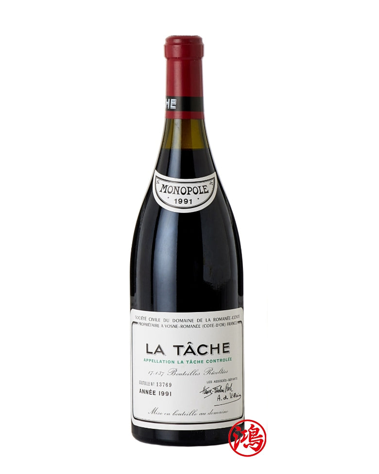 drc紅酒回收：1991 Domaine de la Romanée-Conti La Tâche 拉塔希紅酒免費鑒別回收