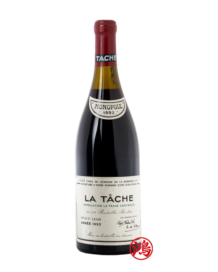 拉塔希特級園紅酒回收 | Domaine de la Romanée-Conti La Tâche 專業收購1992年拉塔希紅酒 