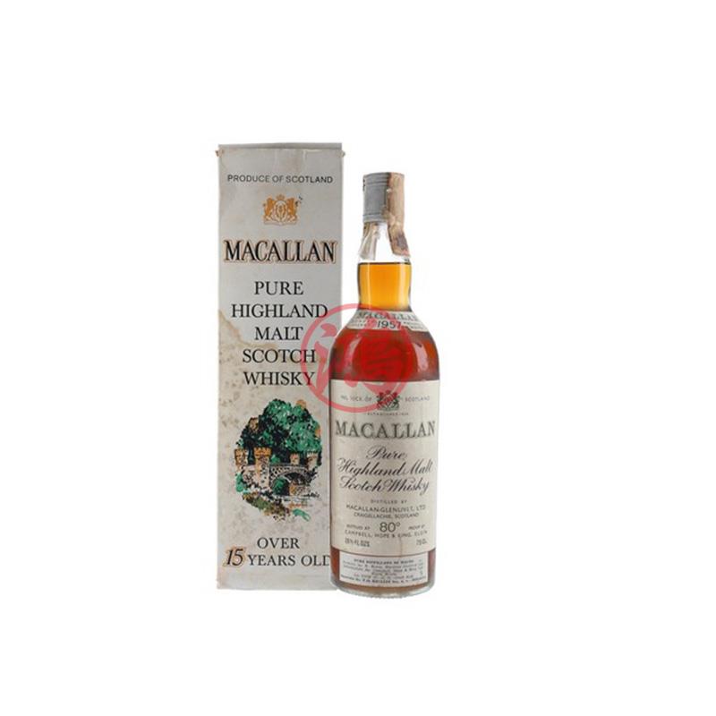 【天鴻商行】回收麥卡倫 15年 MACALLAN 15YO 1975 80 PROOF