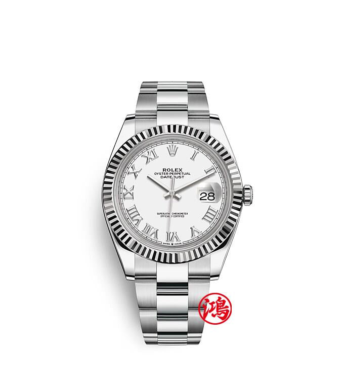 Rolex DATEJUST 41 M126334-0023（勞力士白色黃金及蠔式鋼）